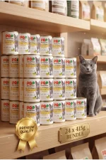 Tavuklu Yetişkin Kedi Konservesi 415 gr x 24 Adet - Ekonomik Koli Yaş Mama - Görsel 2