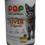 Ciğerli Yetişkin Kedi Konservesi 415 gr x 24 Adet - Ekonomik Koli Yaş Mama