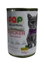 Tavuklu Yavru Kedi Konservesi 415 gr x 24 Adet - Ekonomik Koli Yaş Mama