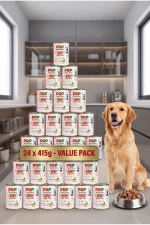 PAP Premium Sığır Etli Yetişkin Köpek Konserve Maması 415 gr x 24- Yüksek Et Oranlı Yaş Mama - Görsel 3