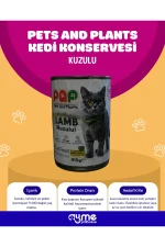 Kuzulu Yetişkin Kedi Konservesi 415 gr x 24 Adet - Ekonomik Koli Yaş Mama - Görsel 3