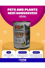 Ciğerli Yetişkin Kedi Konservesi 415 gr x 24 Adet - Ekonomik Koli Yaş Mama - Görsel 3