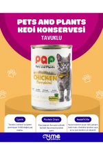Tavuklu Yetişkin Kedi Konservesi 415 gr x 24 Adet - Ekonomik Koli Yaş Mama - Görsel 4