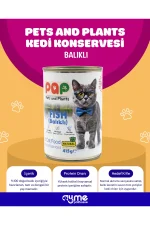 Balıklı Yetişkin Kedi Konservesi 415 gr x 24 Adet - Ekonomik Koli Yaş Mama - Görsel 4
