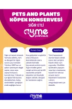 PAP Premium Sığır Etli Yetişkin Köpek Konserve Maması 415 gr x 24- Yüksek Et Oranlı Yaş Mama - Görsel 5