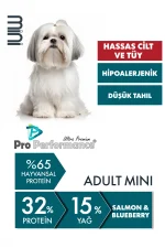Yetişkin Mini Irk Somonlu ve Yaban Mersinli Köpek Maması 7 Kg - Görsel 6