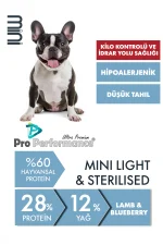 Light & Kısırlaştırılmış Mini Irk Kuzu Etli ve Yaban Mersinli Köpek Maması 7 Kg - Görsel 6