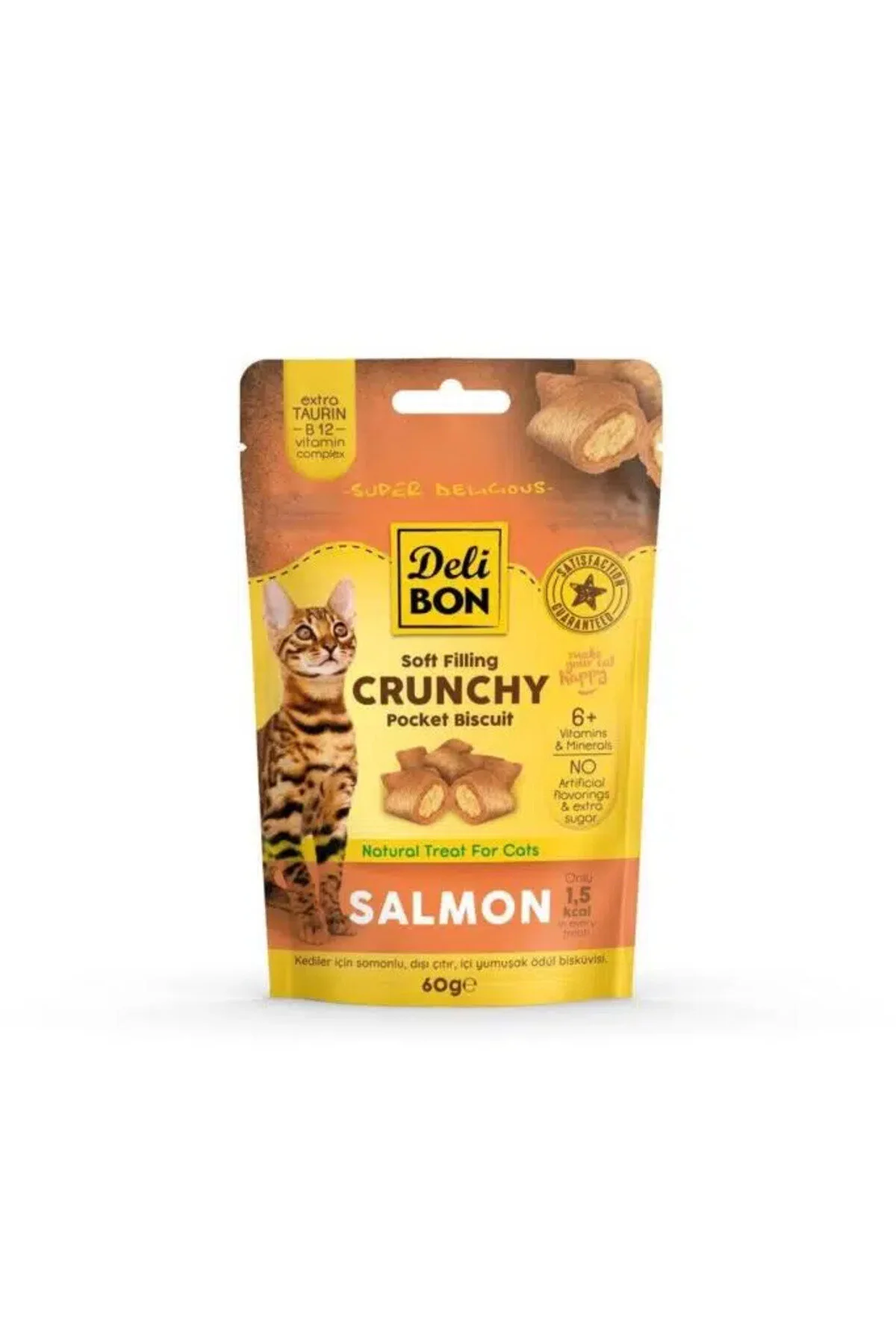 75r Kedi Ödül Maması Bisküvi Somonlu 60 G - Görsel 1